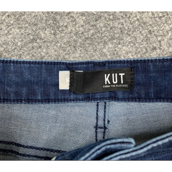 Kut From The Kloth Jeans Womens 6 Blue Connie Fab Ab Ankle Skinny High Rise - Picture 5 of 10